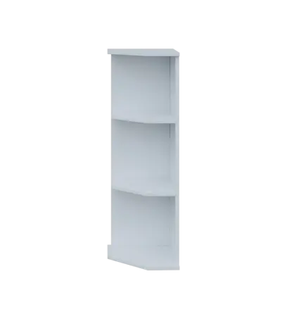 TZ 3 - 3 kancelářská skříň rohová, levá, 1107x360x400, bílá